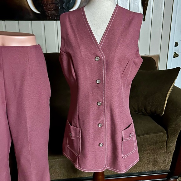 Douglas Marc • 2 Piece • Top / Pants Set • Hippie • Purple Color • Size Medium - Picture 5 of 12